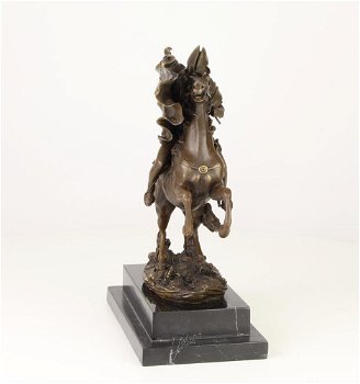 Een bronzen beeld van Napoleon op paard , brons , paard - 6