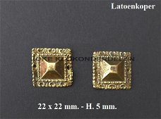 = 2 Ornamentjes = latoenkoper =47112