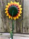 Een kunstwerkje, deze zonnebloem, metaal , tuin ,bloem - 1 - Thumbnail