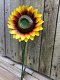 Een kunstwerkje, deze zonnebloem, metaal , tuin ,bloem - 4 - Thumbnail