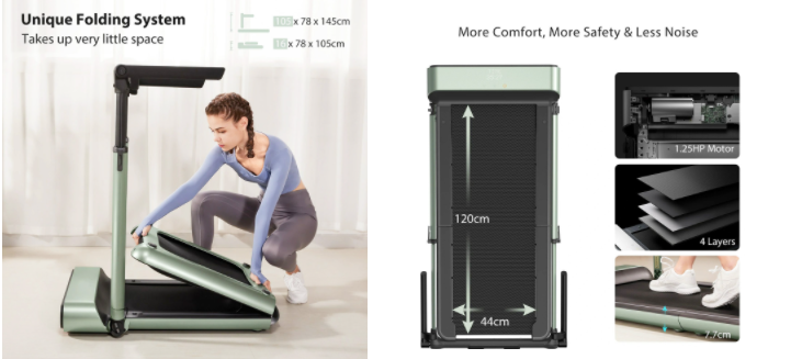 WalkingPad R1-H Folding Treadmill 10km/h LED Display Portable - 4