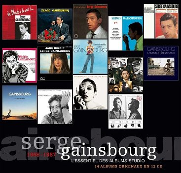 Serge Gainsbourg – L'Essentiel Des Albums Studio (12 CD) Nieuw/Gesealed - 0