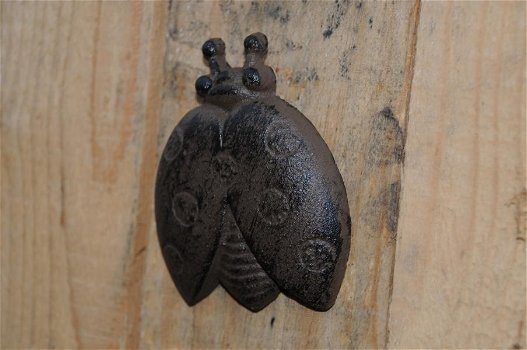 Lieveheersbeestje-gietijzer-wandornament , lievebeest - 1