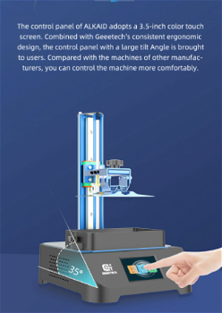 Geeetech Alkaid LCD Light Curing Resin 3D Printer with 3.5 - 7