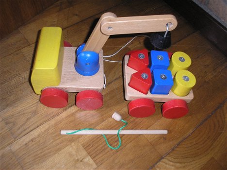 Diverse houten speelgoed - 4