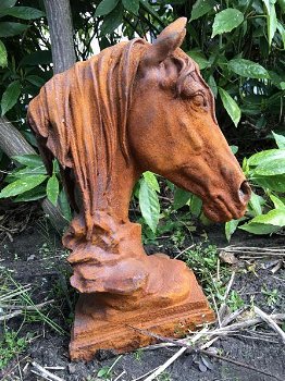 Paarden hoofd gemaakt van ijzer-paard , paardenhoofd - 6
