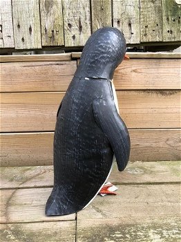 Pinguïn beeld in kleur, geheel-metaal , kunstwerk , pinguim - 4