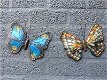 Prachtige cast iron wandvlinder in kleur divers , vlinder - 5 - Thumbnail