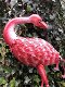 Prachtige grote metalen flamingo , fascinerend, tuindeco - 4 - Thumbnail
