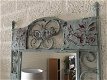 Prachtige wandspiegel in metalen wandornament-spiegel - 2 - Thumbnail