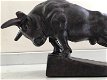 Sculptuur metalen grote stier, prachtig , stier , kado - 4 - Thumbnail