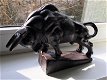 Sculptuur metalen grote stier, prachtig , stier , kado - 5 - Thumbnail