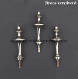 = 3 Tollen = brons verzilverd =47148