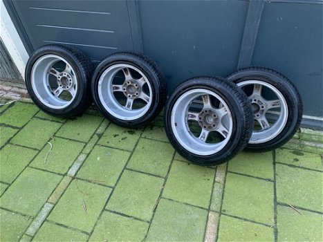 Tweedehands Aluminium velgen met Nieuwe zomerbanden - 1