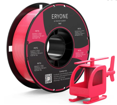 ERYONE PETG Filament for 3D Printer 1.75mm meerdere kleuren - 0