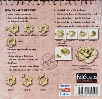 Nieuw Easy to MakeFlowers Pad Victoria Roses van Fabscraps - 1