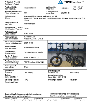 HIMO ZB20 MAX Global version Folding Electric Mountain Bike - 2