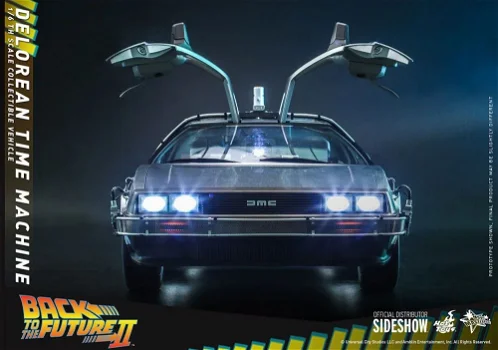 Hot Toys Back To The Future II Delorean Time Machine MMS636 - 5