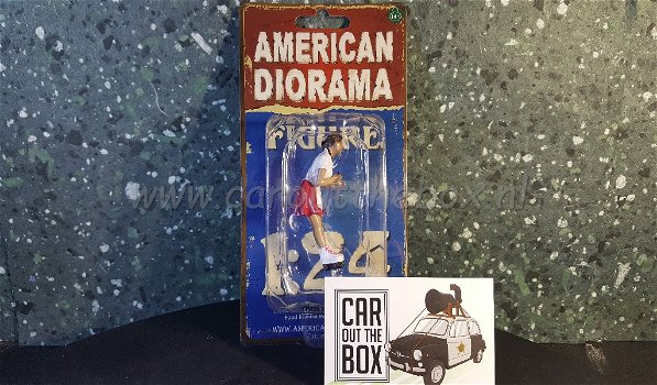 Diorama figuur 1:24 Drive thru waitress GRACE AD212 American Diorama - 3