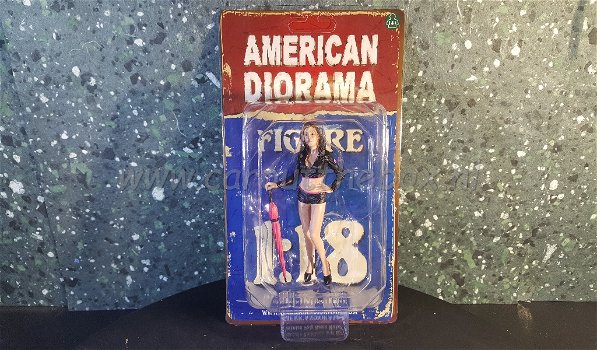 Diorama figuur 1:18 umbrella girl II AD219 American Diorama - 2