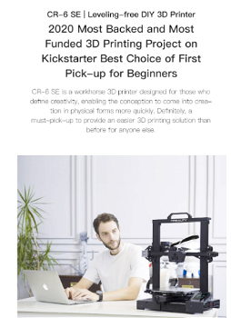 Creality CR-6 SE 3D Printer with True Leveling-free - 2