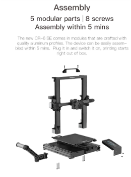 Creality CR-6 SE 3D Printer with True Leveling-free - 5