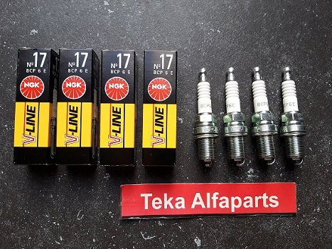 NGK No.17 V-Line BCP6E Bougies Spark Plugs Seat Renault Nissan Peugeot Mercedes Citroën - 0