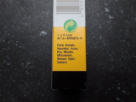 NGK No.13 V-Line BPR6ES-11. Bougies Spark Plugs Opel Nissan Mitsubishi Mazda Kia Ford Hyundai - 2