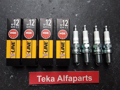 NGK No.12 V-Line BCPR6E Bougies Spark Plugs Citroën Fiat Ford Jaguar Lancia Mazda Nissan Opel Saab - 0