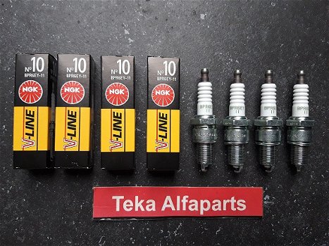 NGK No.10 V-Line BPR6EY-11 / Bougies Spark Plugs Daihatsu Honda Toyota - 0