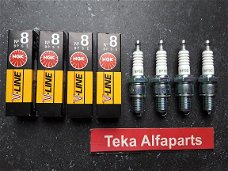 NGK No.8 V-Line BP5E Bougies Spark Plugs Volvo Renault VW Nissan BMW Mitsubishi 