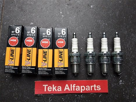 NGK No.6 V-Line BPR5E Bougies Spark Plugs Toyota Suzuki Seat Renault Opel Mitsubishi Mazda Nissan - 0