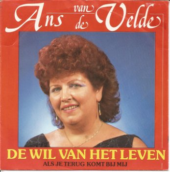 Ans van de Velde – De Wil Van Het Leven (1985) - 0