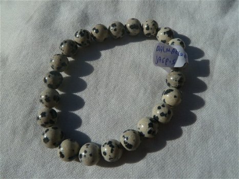 Armband kogel Dalmatier jaspis - 2