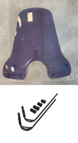 Windscherm Vespa GTS 125 250 300 smoke bev. hoog made in EU