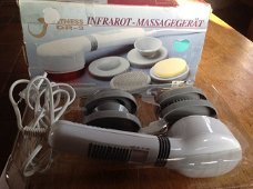 massageapparaat  infrarood - met  diverse hulpstukken.