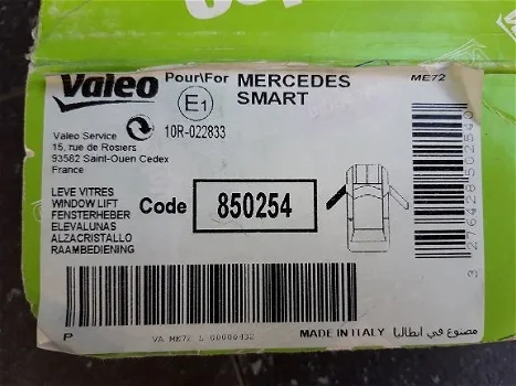 Mercedes Smart Raammechanisme Valeo 850254 Links - 3