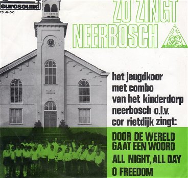 Het Jeugdkoor Kinderdorp Neerbosch Zo Zingt Neerbosch (1969) - 0