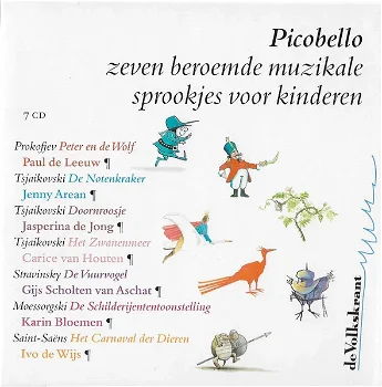 Picobello Zeven Beroemde Muzikale Sprookjes Voor Kinderen (7 CD) Nieuw - 0
