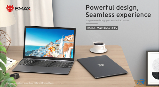 BMAX X15 Laptop 15.6 Inch IPS Screen Intel Gemini Lake N4100 - 1