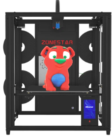 Zonestar Z9V5 MK3 3D Printer Auto Leveling Adjustable 4 Extr