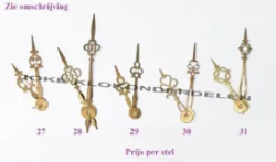 = Wijzers = comtoise = restant =44449