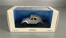 1:43 Norev 150013 Citroen 2CV Prototype Terrasson #6B silver