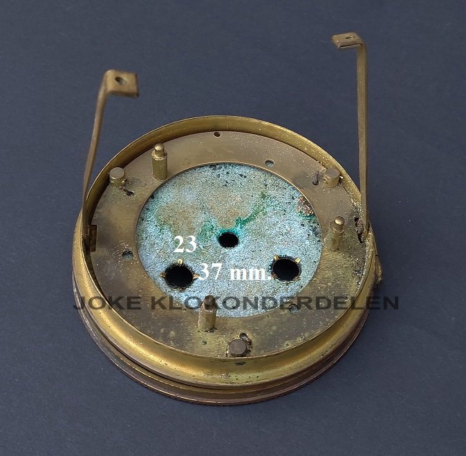 Pendule deur / wijzerplaat = geslepen vlak glas =47220 - Afbeelding 3