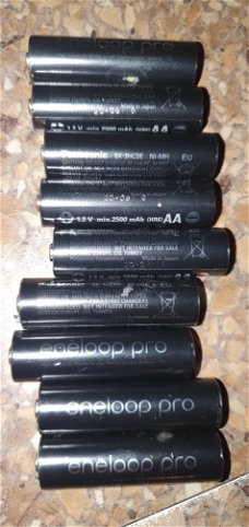  Panasonic Eneloop Pro 2500 mAh Penlite AA Oplaad batterij