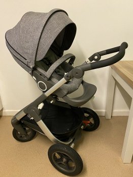 Stokke Trailz kinderwagen, zwart gemêleerd - 2