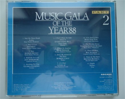 De originele verzamel-CD Music Gala Of The Year 1988 Part 2. - 5