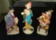 Te koop drie aardewerk clowntjes van 17 cm en 19 cm. - 0 - Thumbnail