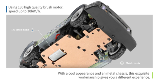 Wltoys 284131 1/28 2.4G 4WD RC Car with Light 30KM/H Short - 6