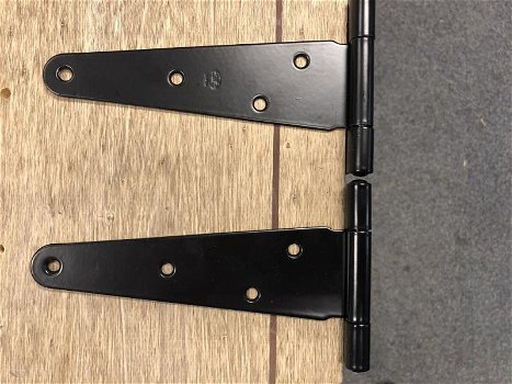 Set deur-kast scharnier,zwart borstband ijzer scharnier - 4